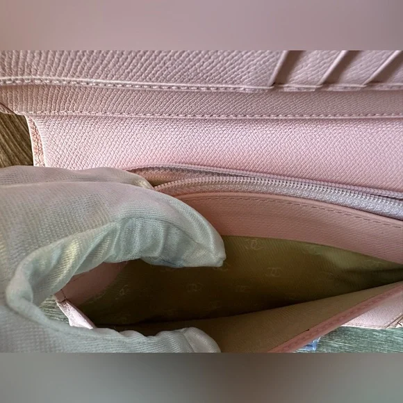 Chanel Coco Button Long Wallet Pink Gold Hardware - Picture 12 of 16